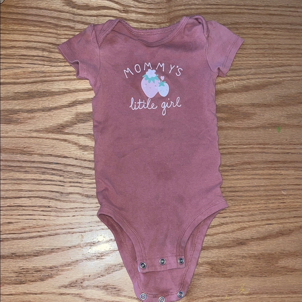 Carter's Mauve 'Mommy's Little Girl' Bodysuit